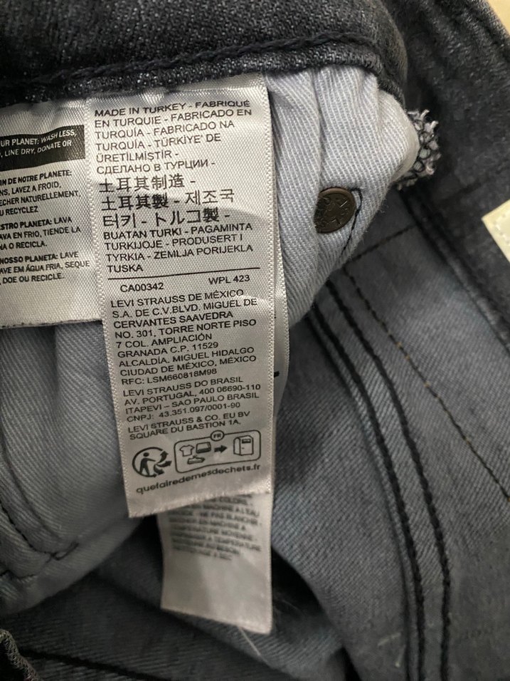 Levis 502 erkek Gri Denim Regular Fit Jean31/32 beden — görsel 6/7