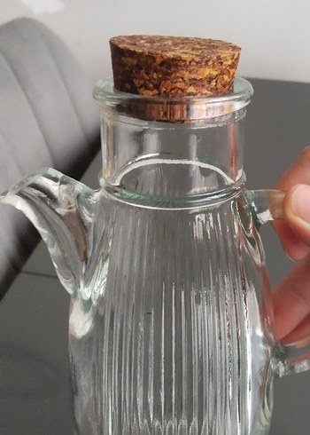 Mantarlı Cam Yağlık ve Sirkelik Seti - Görsel 4