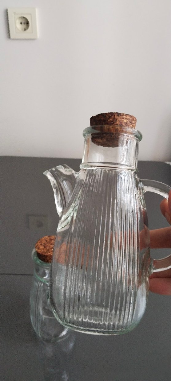 Mantarlı Cam Yağlık ve Sirkelik Seti - Görsel 3