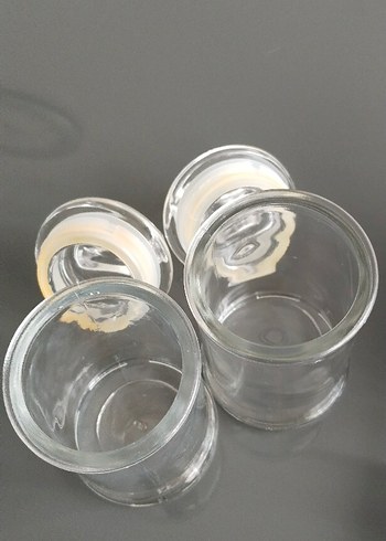 Beyaz Kapaklı Cam Baharat Kavanozları - Görsel 5