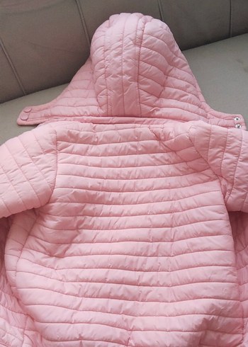 Kız Çocuk Pembe şisme mont - Görsel 4
