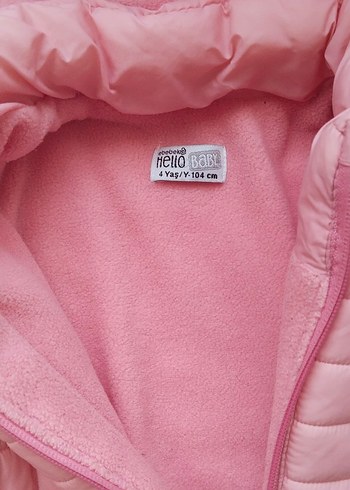 Kız Çocuk Pembe şisme mont - Görsel 6