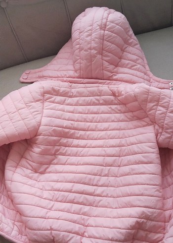 Kız Çocuk Pembe şisme mont - Görsel 2