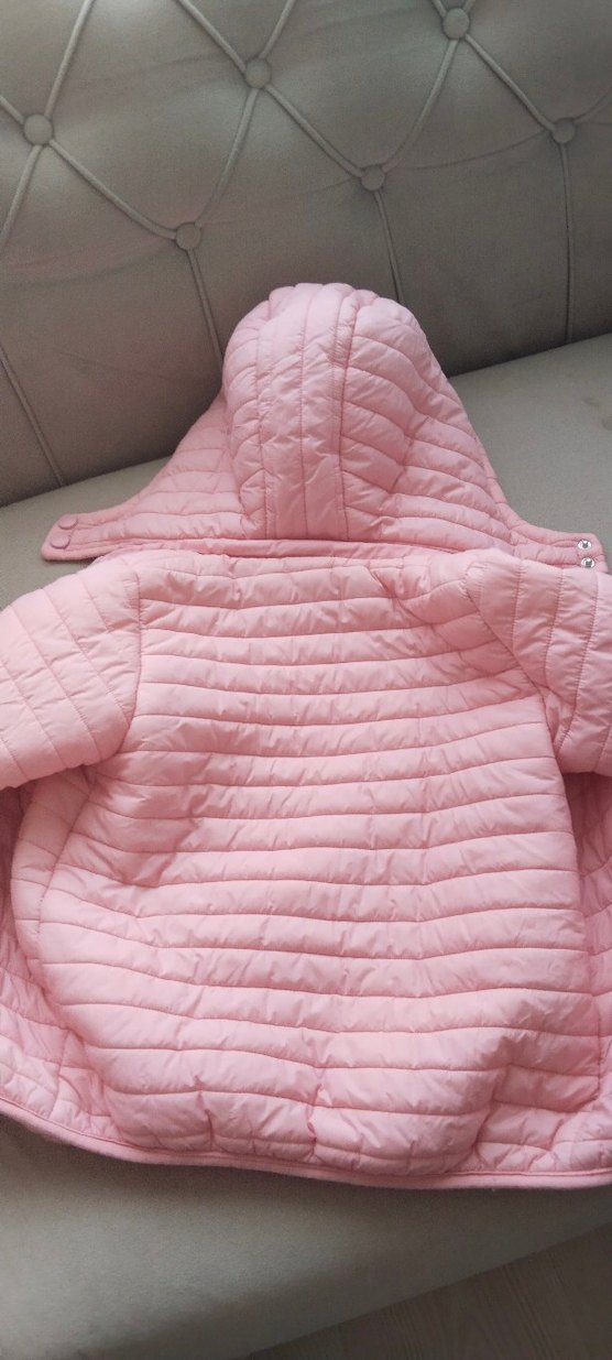Kız Çocuk Pembe şisme mont - Görsel 4