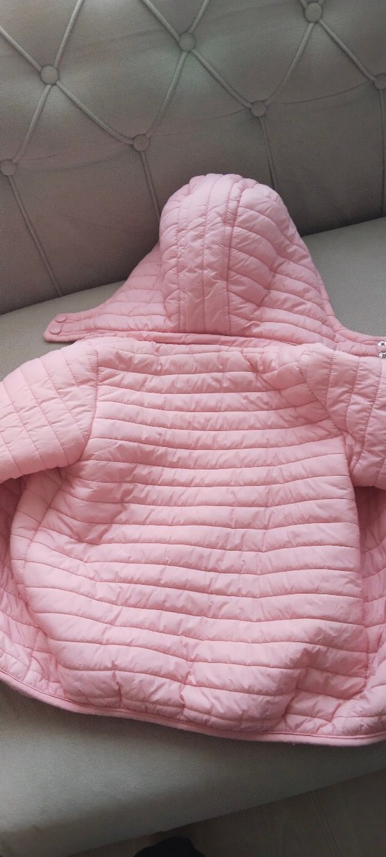 Kız Çocuk Pembe şisme mont - Görsel 2