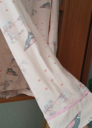 Kızlar için Pembe Pamuklu Düğmeli Gömlek - Görsel 6