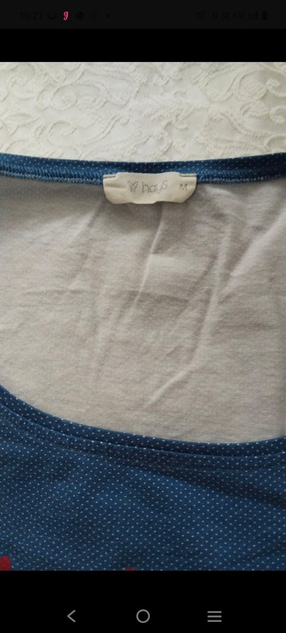 Uzun Kollu Mavi Mini Elbise - Görsel 5