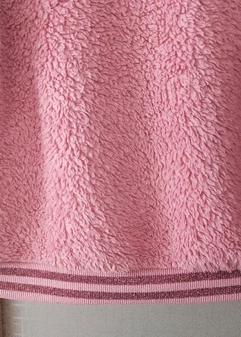 Kız Çocuk Pembe Nakışlı Sweatshirt - Görsel 5