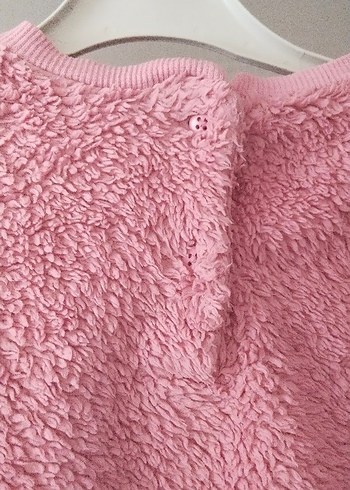 Kız Çocuk Pembe Nakışlı Sweatshirt - Görsel 4