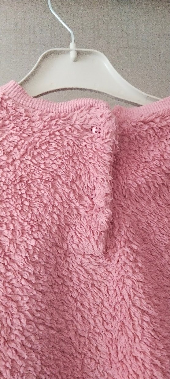 Kız Çocuk Pembe Nakışlı Sweatshirt - Görsel 4