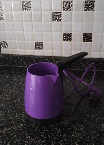 Mor Elektrikli Kahve Cezvesi - Görsel 4