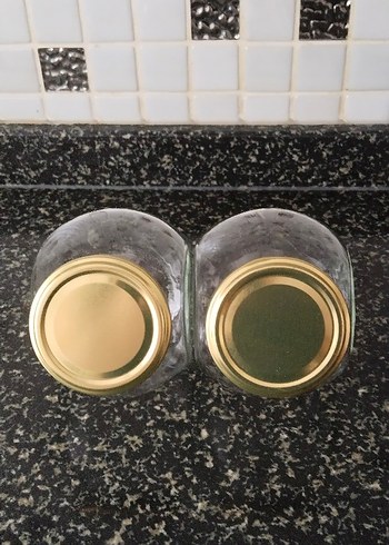 Altın Kapaklı Cam Kavanozlar - Görsel 4