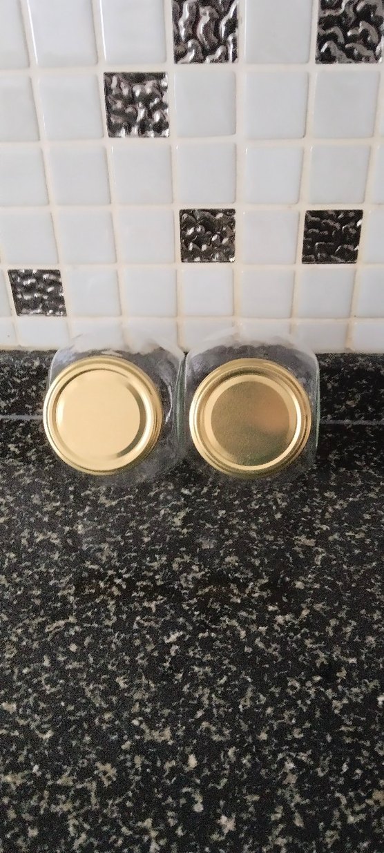 Altın Kapaklı Cam Kavanozlar - Görsel 3