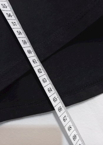 Siyah Kadın Kısa Kollu Tişört - Görsel 3