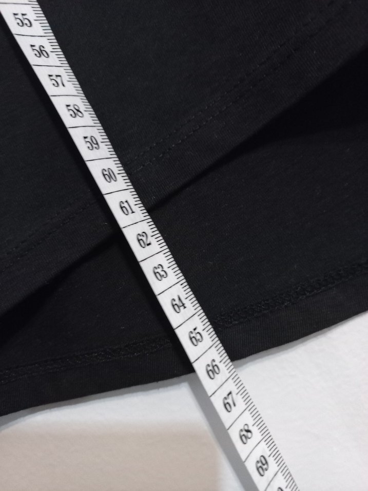 Siyah Kadın Kısa Kollu Tişört - Görsel 3