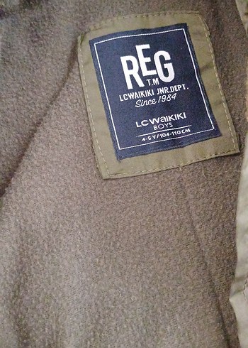 Erkek Çocuk Fermuarlı Yeşil Mont - Görsel 2