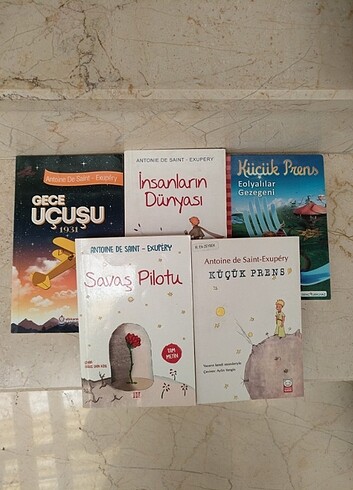 ANTOINE DE SAINT EXUPERY ve küçük prens seti 
