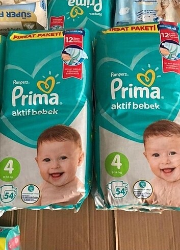 Prima 4 numara 104 adet bebek bezi