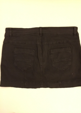 Zara Füme Rengi Mini Etek