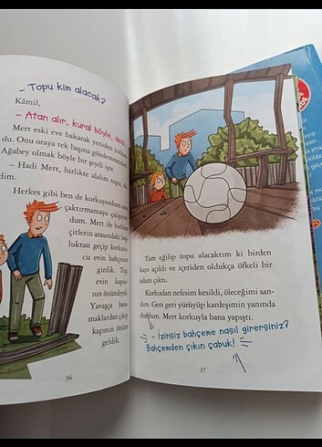  Beden Renk 2 adet Levent serisi çocuk kitabı 
