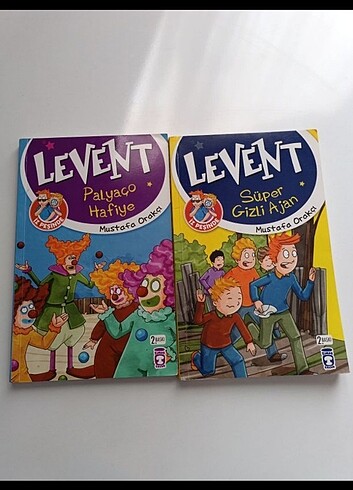 2 adet Levent serisi çocuk kitabı 