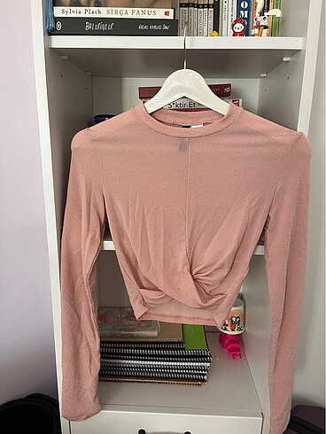 pembe simli tül üst