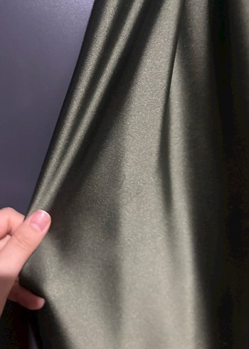 Nakışlı Straplez Uzun Kadın Abiye Elbise - Görsel 3