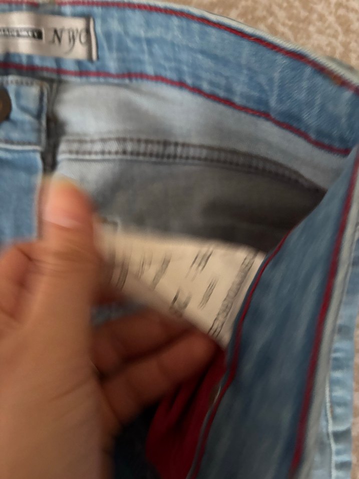 Kadın Açık Mavi Denim Pantolon - Görsel 5