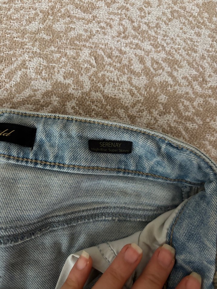 Mavi serenay jean yüksek bel - Görsel 4