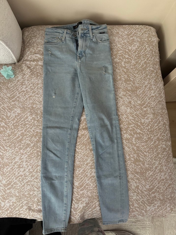 Mavi serenay jean yüksek bel - Görsel 2