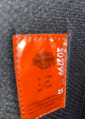 38 Beden siyah Renk Siyah Deri Yüksek Topuklu Biker Harley Davidson Çizme