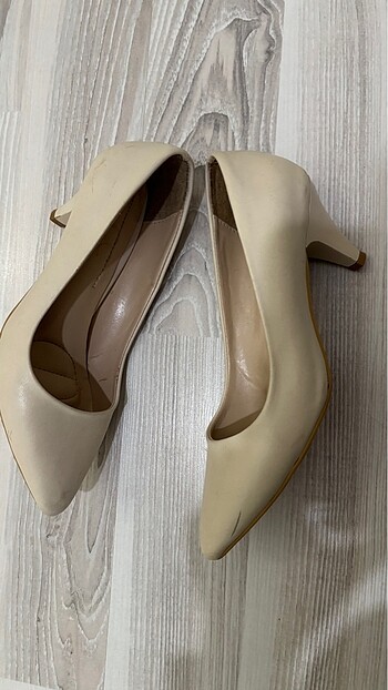36 Beden ten rengi Renk 36 numara krem stiletto #stiletto #topukluayakkabı