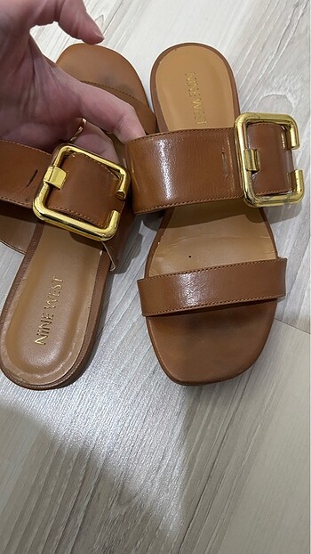 35,5 Beden Nine West taba terlik 35 1/2 #terlik #tabaterlik #ninewest #nine