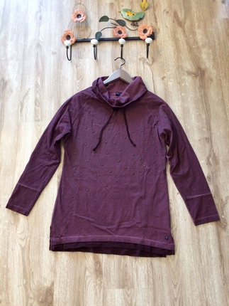 Cecil zımba baskıl sweatshirtı