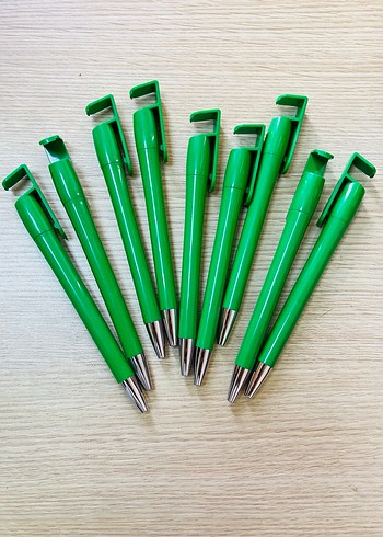 Renkli Yeşil Tükenmez Kalem Seti