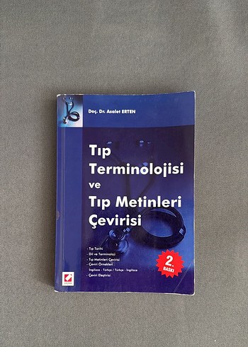 Tıp Terminolojisi ve Metinleri Çevirisi Kitabı