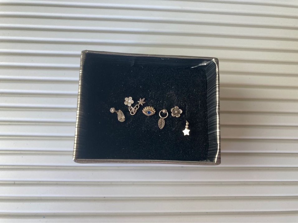 vintage burun piercing - Görsel 2