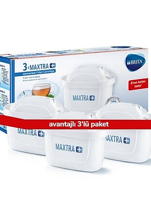 Brita Maxtra+ Su Arıtma Filtresi 3 adet 