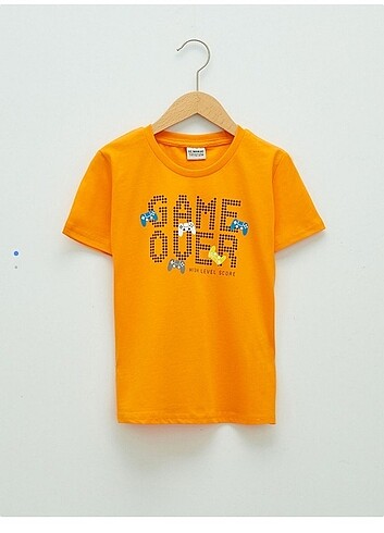 Game Over Baskılı Erkek Çocuk Tişört
