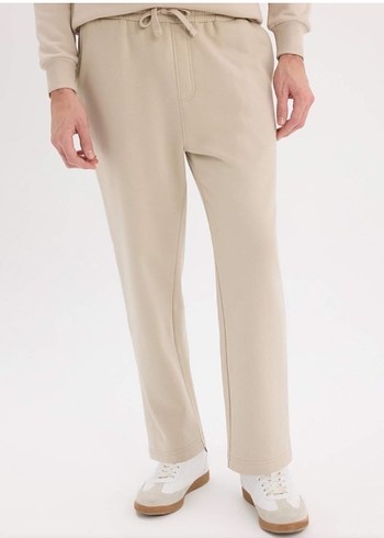 Defacto Polarlı Bej Eşofman Altı - Görsel 3