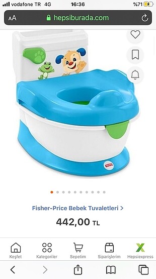 Fisher Price köpekçiğin eğitici tuvaleti