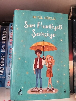 Sarı puantiyeli şemsiye (Betül Güçlü) SATILDI