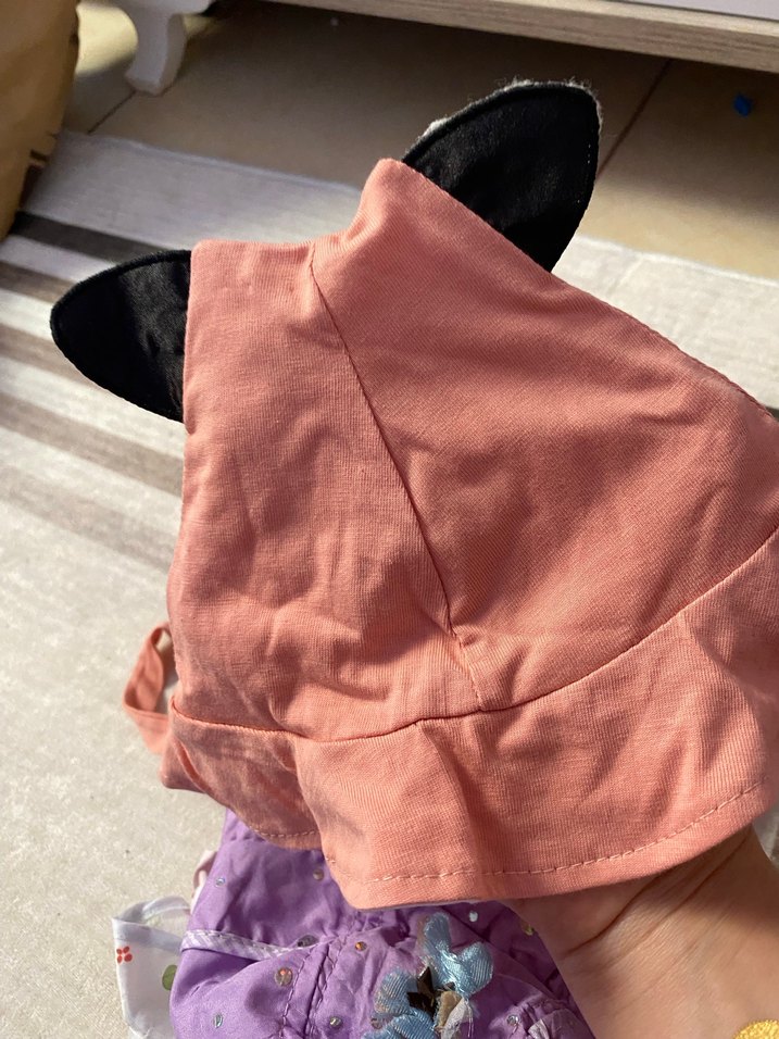 Renkli Nakışlı Fırfırlı Çocuk Şapkaları - Görsel 5