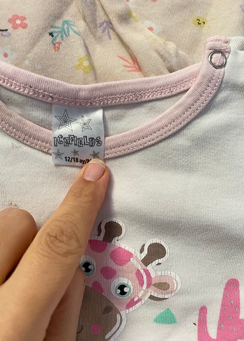 Dantel Detaylı Uzun Kollu Bebek Kız Takımları - Görsel 3