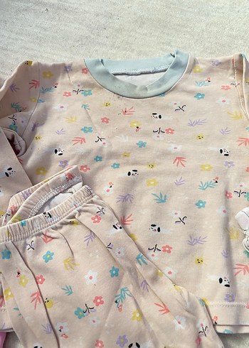 Dantel Detaylı Uzun Kollu Bebek Kız Takımları - Görsel 4