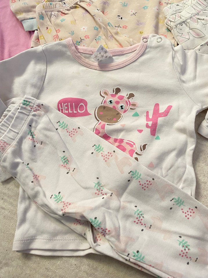 Dantel Detaylı Uzun Kollu Bebek Kız Takımları - Görsel 2