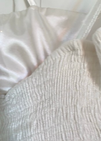 Beyaz A Kesim Uzun Gelinlik - Görsel 6