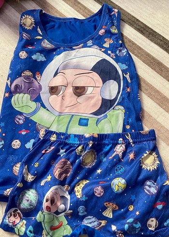 Çocuk Renkli baxer atlet takım - Görsel 3