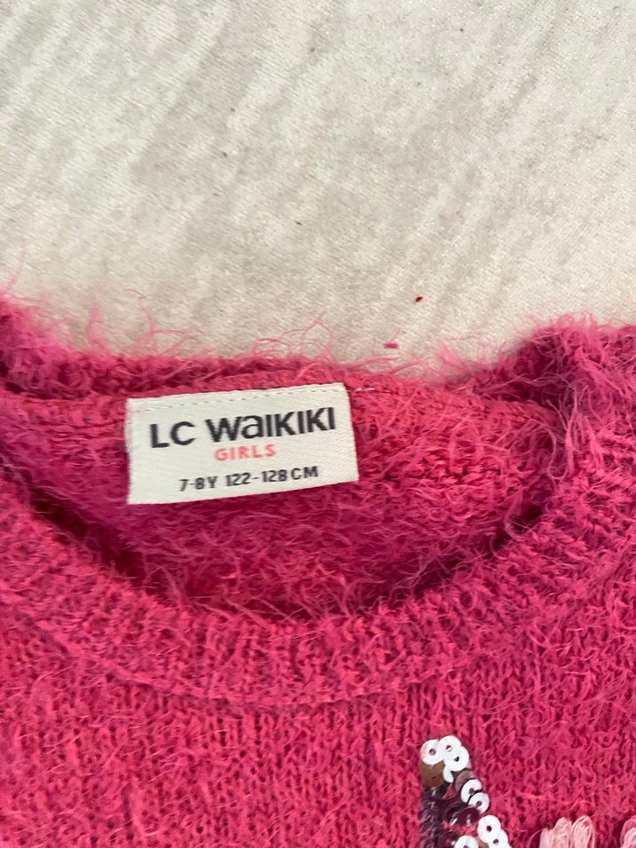 4 tane Beyaz Nakışlı Çocuk KAZAK - Görsel 5