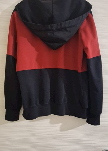 Nike Kırmızı Siyah Fermuarlı Kadın Ceket